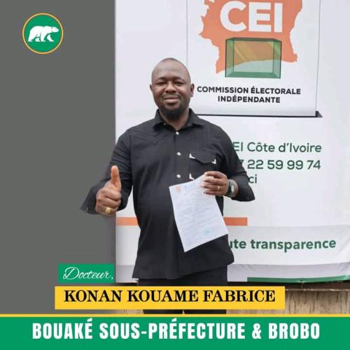 Côte d'Ivoire - Législatives 2025 : « Mon rêve c’est d’être député de la circonscription 061 Bouaké sous-préfecture, brobo,  Mamini et Bounda ». 